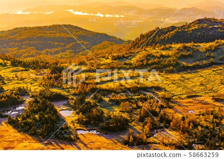 From the highest point of the Japanese National Highway 58663259