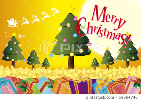 Illustration background material, merry christmas, party, gift, decoration, decoration, free, winter, event, yellow Illustration background material, merry christmas, party, gift, decoration, decoration, free, winter, event, yellow 58664746