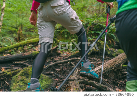 Trekking climbing 58664890