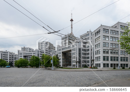 Soviet style building Soviet style building 58666645