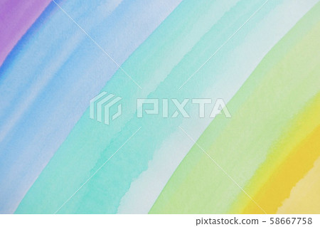 Watercolor rainbow 58667758