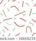 hand drawn geometric seamless pattern on white 58668239