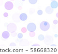 Colorful bubbles on white background, abstract 58668320