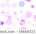Colorful bubbles on white background, abstract 58668323