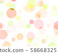 Colorful bubbles on white background, abstract 58668325