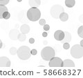 Colorful bubbles on white background, abstract 58668327