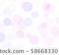 Colorful bubbles on white background, abstract 58668330
