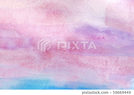 粉紅色的水彩顏料抽象背景 粉紅色的水彩顏料抽象背景 58669449