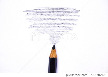 wooden crayon texture with cyan black drawings on 58670263