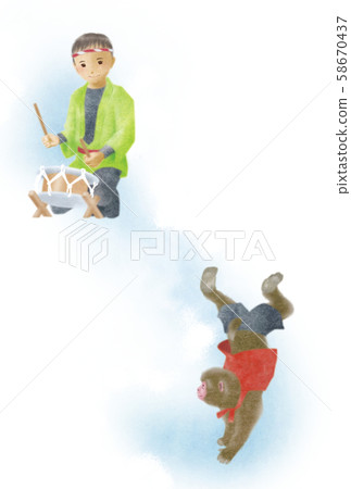 [Illustration] Monkey Monkey 58670437