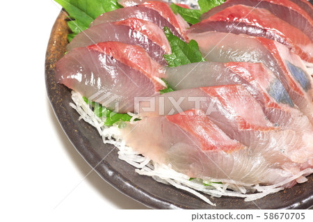 扇貝生魚片 58670705