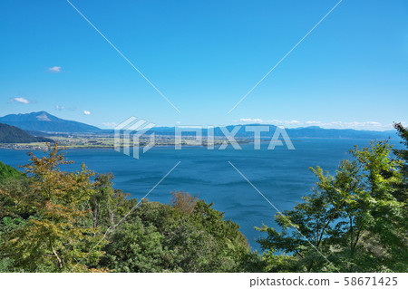 [葛城大崎天文台的琵琶湖]滋賀縣長濱市高月町片山 58671425