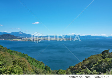 [葛城大崎天文台的琵琶湖]滋賀縣長濱市高月町片山 58671426