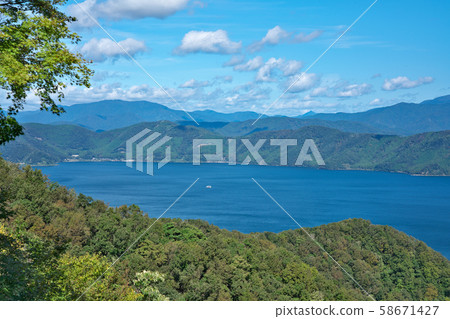 [葛城大崎天文台的琵琶湖]滋賀縣長濱市高月町片山 58671427