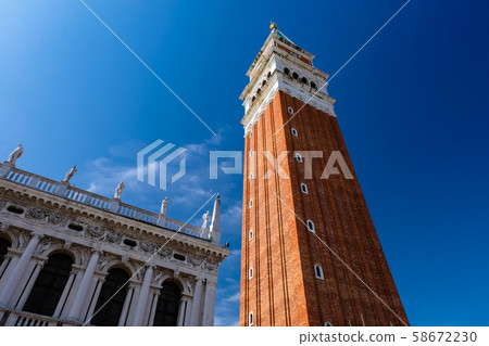 Venice St. Mark's Square Bell Tower 58672230