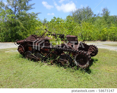 Peleliu Japanese tank Peleliu Japanese tank 58673147