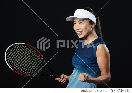 女子網球女子網球選手 58673618