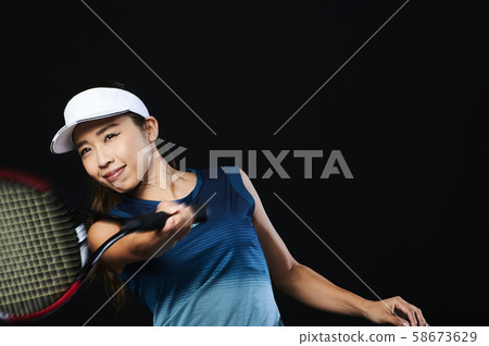 女子網球女子網球選手 58673629