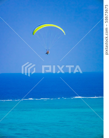 Paragliding on Ishigaki Island Paragliding on Ishigaki Island 58673675