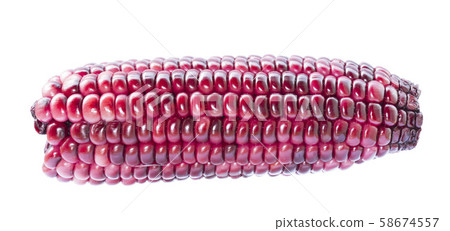 Purple corn isolated on white background 58674557