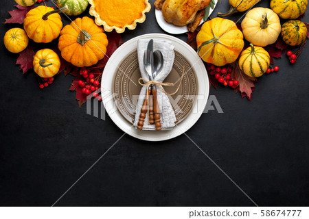 Thanksgiving dinner invitation card template with Thanksgiving dinner invitation card template with 58674777