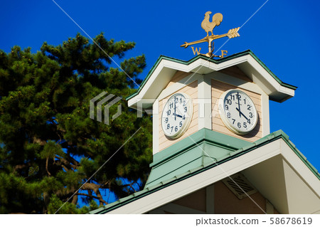 前橋市中央兒童遊樂園Lunapaku鐘樓和風標 58678619