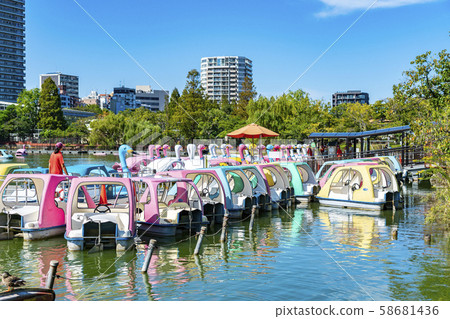 [東京]上野Onshi公園忍者池天鵝船 58681436