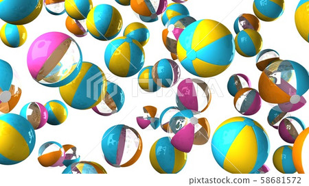 beach ball, ball, balls - Stock Illustration [58681572] - PIXTA