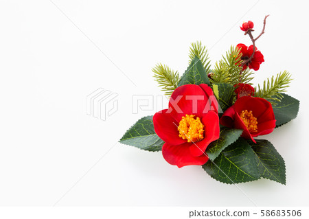 Camellia (artificial flower) 58683506
