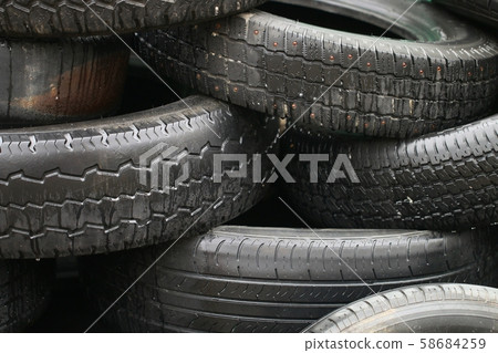 Waste tires Waste tires 58684259