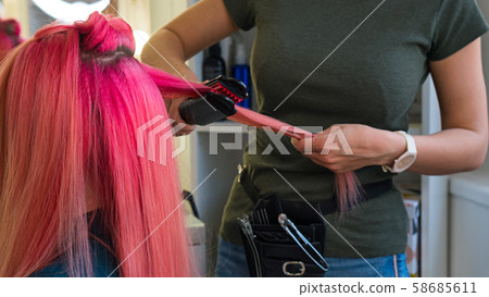 Trendy rich color hair 58685611