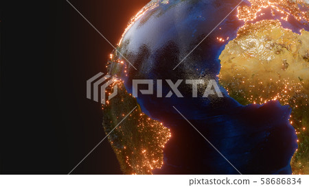 Planet Earth - Elements of this Image Furnished By NASA 58686834