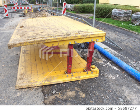 Steel Formwork Around Water Tube. Preparation for 58687277