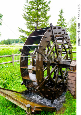 景觀與水車 58687480