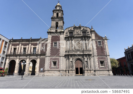 MEXICO CITY, MEXICO - NOVEMBER 5 2017 - Saint MEXICO CITY, MEXICO - NOVEMBER 5 2017 - Saint 58687491