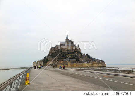 Mont-St-Michel, a French World Heritage Site 58687501