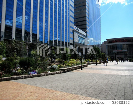 Redevelopment area in front of Kiba Station 58688332