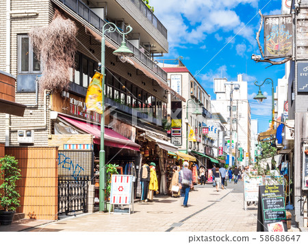 Nanaibashi Street following Tokyo's Kichijoji Inokashira Park Nanaibashi Street following Tokyo's Kichijoji Inokashira Park 58688647