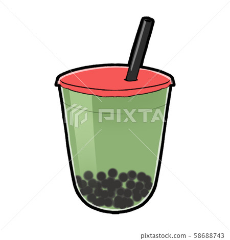 木薯奶茶_抹茶 58688743