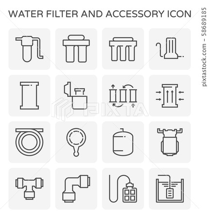water filter icon 58689185