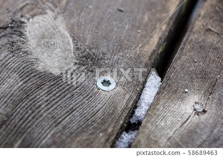 Bolted screw connection, sealing connection. of the anchor bolts for fondation in the wood and steel 58689463