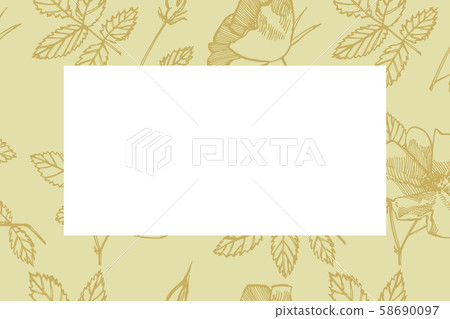 Wild rose flowers drawing and sketch illustrations. Decorative floral set for fabric, textile Wild rose flowers drawing and sketch illustrations. Decorative floral set for fabric, textile 58690097