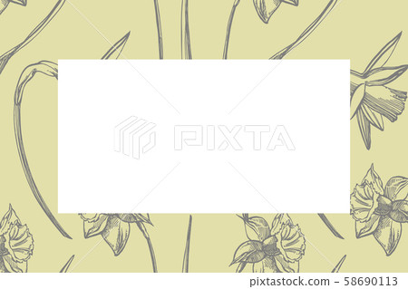 Collection of hand drawn flowers and plants. Botany. Set. Vintage flowers. Black and white Collection of hand drawn flowers and plants. Botany. Set. Vintage flowers. Black and white 58690113