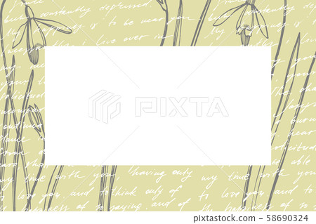 Collection of hand drawn flowers and plants. Botany. Set. Vintage flowers. Black and white 58690324