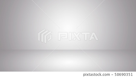 Gray empty room studio gradient with spotlight for interior decoration. 58690351