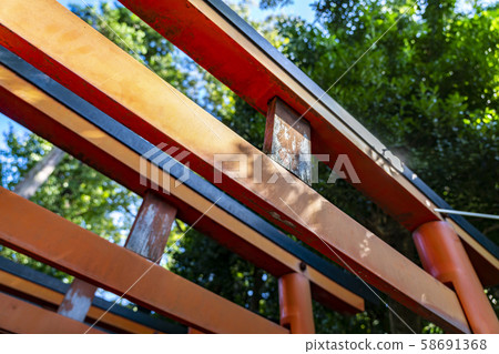 [東京]花之野稻荷神社鳥居 58691368