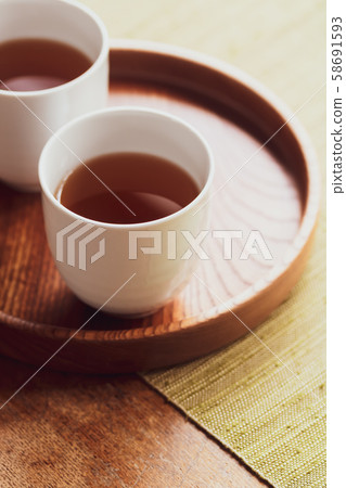 roasted green tea roasted green tea 58691593