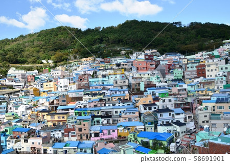 Busan tourist destination in Korea 58691901