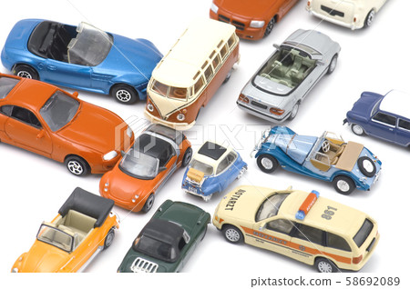 toy car on white background toy car on white background 58692089