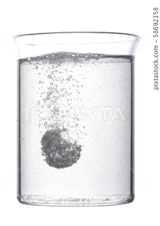 Tablet in water close up 58692158